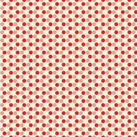 abstract geometric red pink polka dot pattern with cream background, perfect for background, wallpaper vector