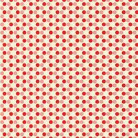 abstract geometric red pink polka dot pattern with cream background, perfect for background, wallpaper vector