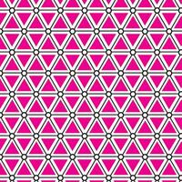 resumen geométrico negro rosado triángulo punto patrón, Perfecto para fondo, fondo de pantalla vector
