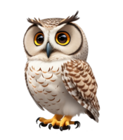 Cute 3d owl png