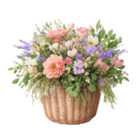 Flower basket clip art png