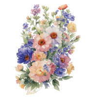 fleur bouquet agrafe art png