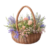 Flower basket clip art png