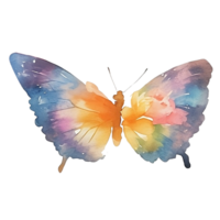 Butterfly watercolor clip cart or sticker png