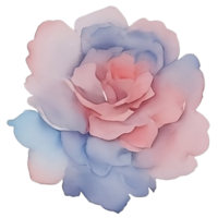 clipart de flor azul png