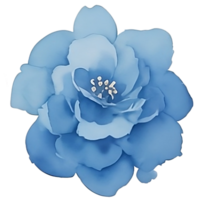 blauw bloem klem kunst png