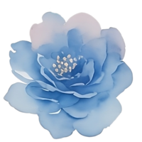 blauw bloem klem kunst png