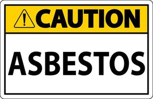 Asbestos Caution Signs Asbestos Hazard Area Authorized Personnel Only vector