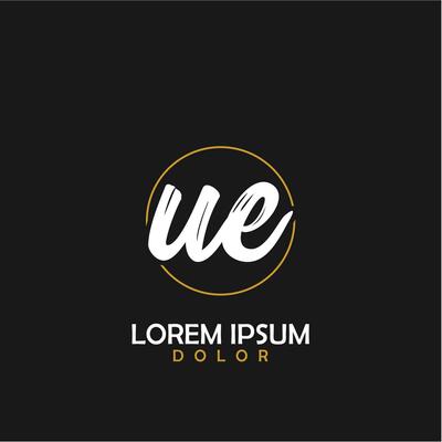 UE Initial Brush In Circle Frame Template Design