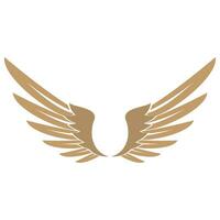 Bird wings illustration logo. vector