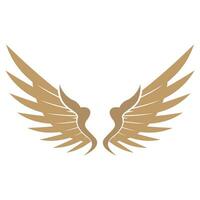 Bird wings illustration logo. vector