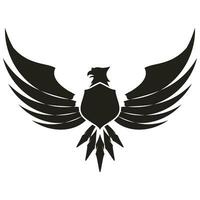 logotipo de alas de águila vector