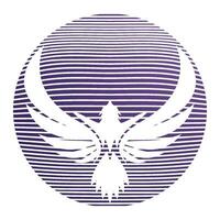 Eagle wings logo vector