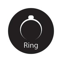 ring icon vector