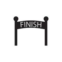 start finish icon vector