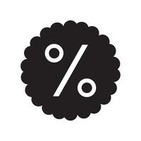 percent icon vector