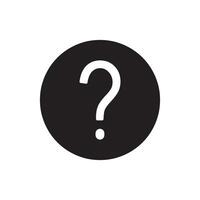 question mark icon vector