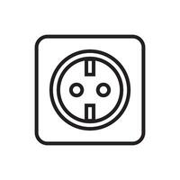 socket icon vector