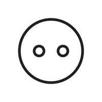 socket icon vector