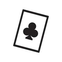 gambling card icon vector