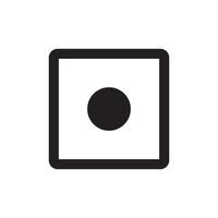 dice icon vector