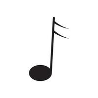 music note icon vector