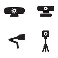 webcam icon vector