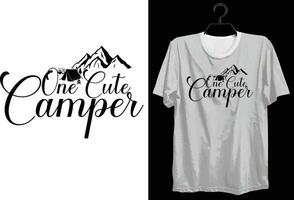 Camping T-shirt Design. Funny Gift Camping T-shirt Design For Camp Lovers. Typography, Custom, Vector t-shirt design. World All Camper T-shirt Design For Adventure