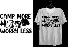 Camping T-shirt Design. Funny Gift Camping T-shirt Design For Camp Lovers. Typography, Custom, Vector t-shirt design. World All Camper T-shirt Design For Adventure