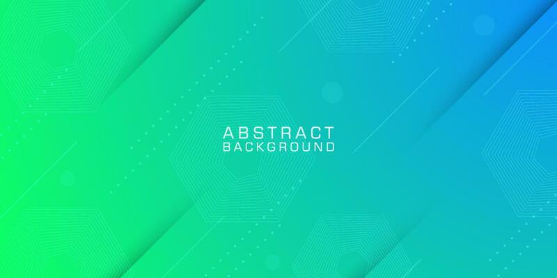 Minimal abstract bright blue and green gradient illustration background with simple geometric pattern. Modern and cool design. Eps10 vector