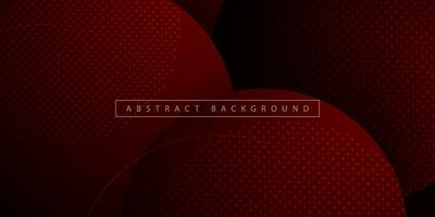 Abstract dark red background with simple circle overlap layerred space design. Cool design. Eps10 vector