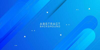 Dynamic abstract colorful blue gradient illustration geometric background with simple shapes pattern. Cool and smart design. Eps10 vector