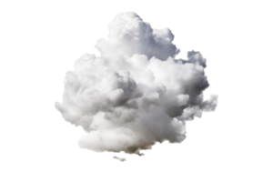 nube aislado en blanco antecedentes. generativo ai png