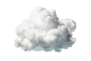 Cloud isolated on white background. Generative AI png