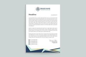 Creative and professional letterhead template vector