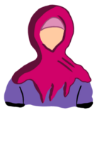 hijab niña linda png