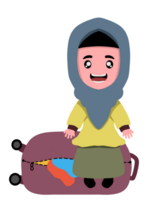 sourire hijab fille png