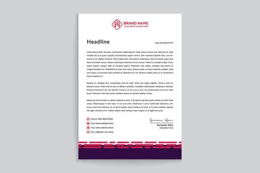 limpiar corporativo membrete modelo vector