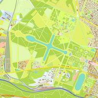 Vector map of Palace of Versailles