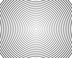 Concentric circle texture elements, spaced concentric circle pattern. vector