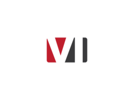 Square Shape Vi Png Logo Icon, Minimalist VI Logo Icon Vector
