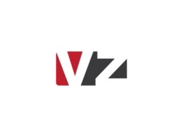 carré forme vz png logo icône, minimaliste vz logo icône vecteur