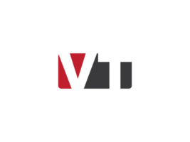 fyrkant form vt png logotyp ikon, minimalistisk vt logotyp ikon vektor