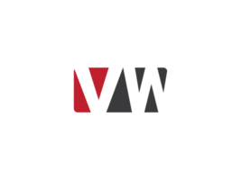 quadrado forma vw png logotipo ícone, minimalista vw logotipo ícone vetor