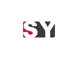 alfabeto quadrado sy logotipo imagem, criativo forma sy logotipo ícone vetor png
