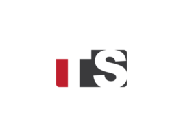 moderne ts png logo icône, minimaliste carré png forme ts logo lettre conception