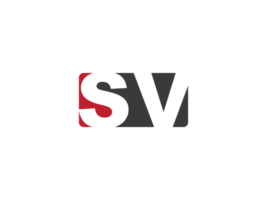 Alphabet Platz sv Logo Bild, kreativ gestalten sv Logo Symbol Vektor png