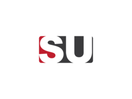 Alphabet Square Su Logo Image, Creative Shape SU Logo Icon Vector png