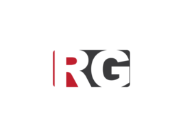 carré forme rg initiale luxe png logo, unique png rg logo lettre conception