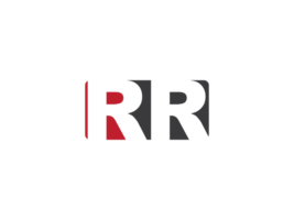 Square Shape Rr Initial Luxury Png Logo, Unique Png RR Logo Letter Design